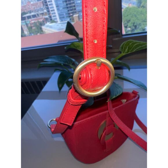 Eco-Friendly Coral Crossbody Purse - 100% Recycled Polyester Lining - Picture 7 of 10